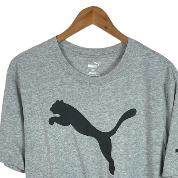 TS991 Men’s Puma Brand Casual Workout Gym Logo T Shirt XL - Picture 3 of 4
